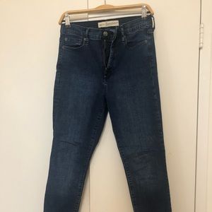 High rise jeans